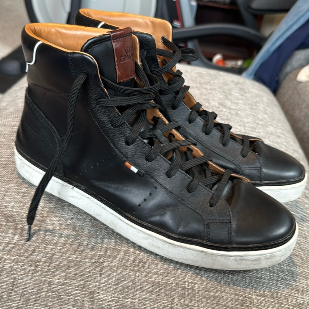 Allen Edmonds Black Sneakers Leather Low-Top